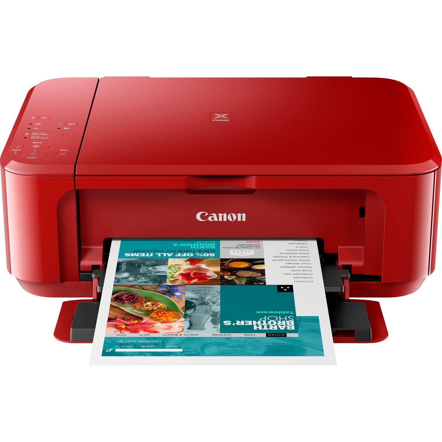 Canon PIXMA MG3650S RD Tintenstrahl-Multifunktionsdrucker