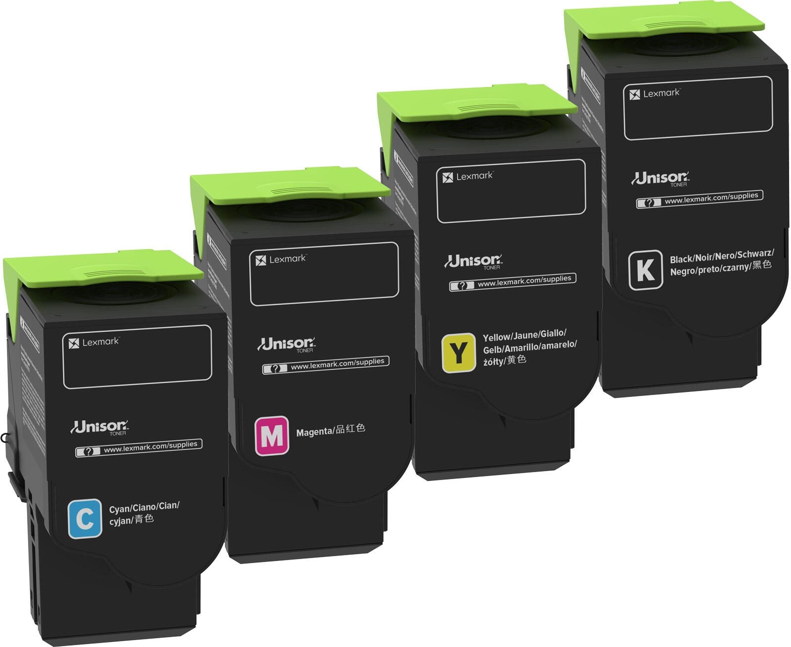 Lexmark Original Toner - 4er Multipack für CS421dn, CS521dn, CS622de, CX421adn, CX522ade, CX622ade