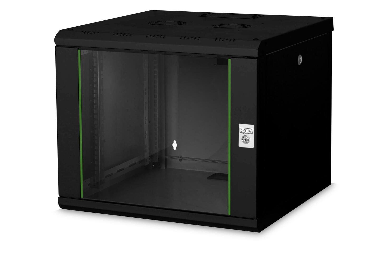 Digitus 9HE 19'-Wandgehäuse Unique Serie RAL 9005 schwarz