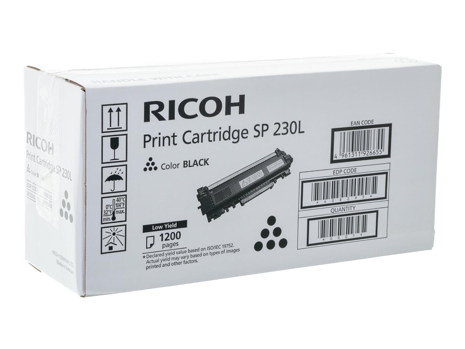 Ricoh Original Type SP230L Toner schwarz 1.200 Seiten für SP 230DNw/SFNw