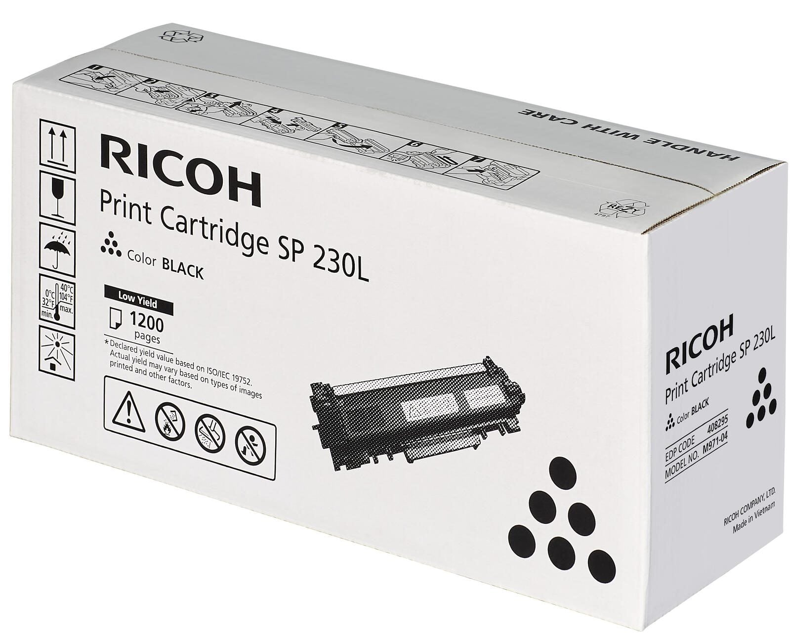 Ricoh Original Type SP230L Toner schwarz 1.200 Seiten für SP 230DNw/SFNw