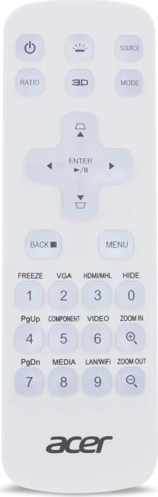 Acer JB2 Universalfernbedienung 25 Tasten für Acer Beamer
