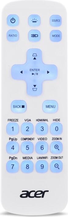 Acer JB2 Universalfernbedienung 25 Tasten für Acer Beamer