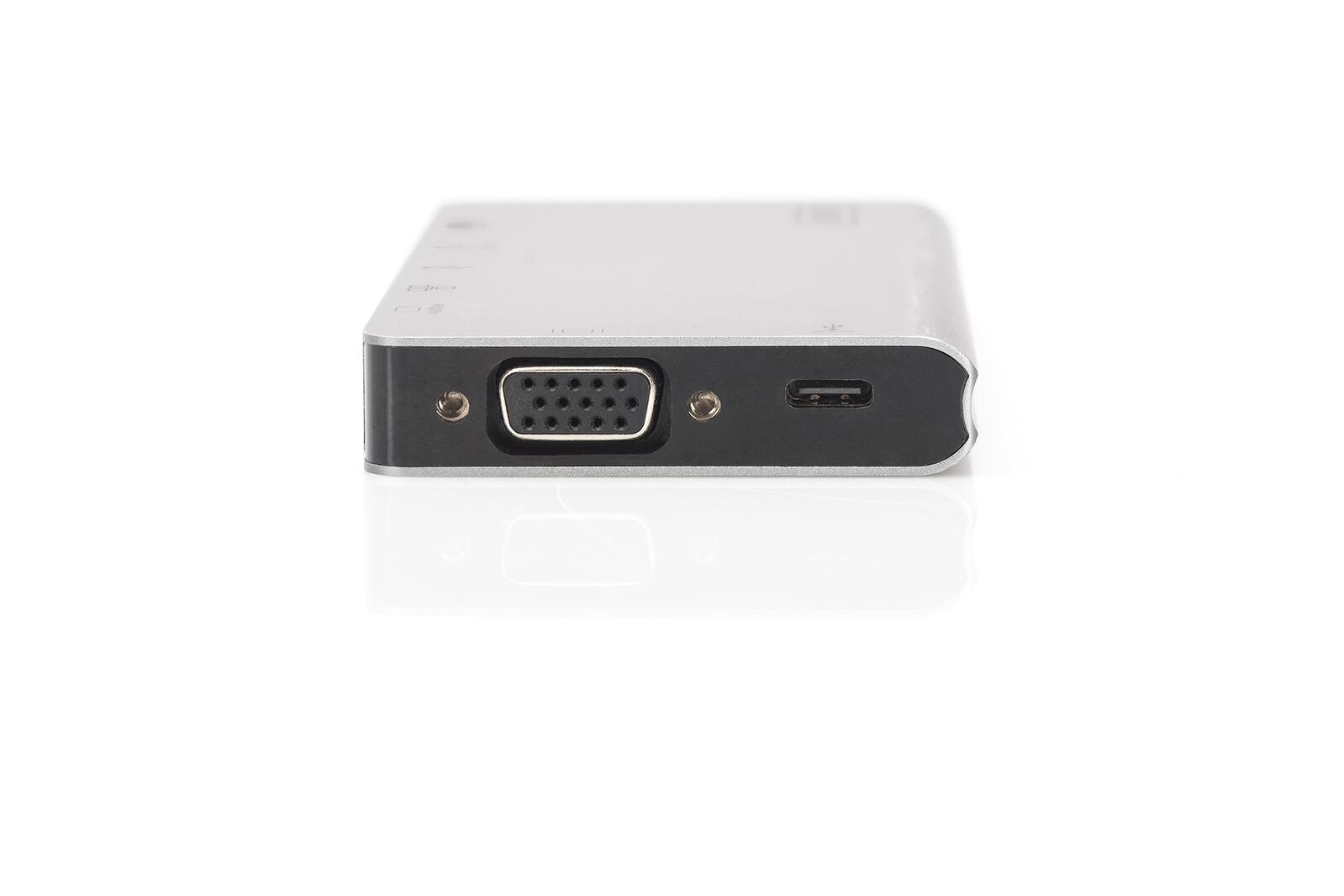 DIGITUS Universal USB-C Multiport Dock 8 Port USB-C