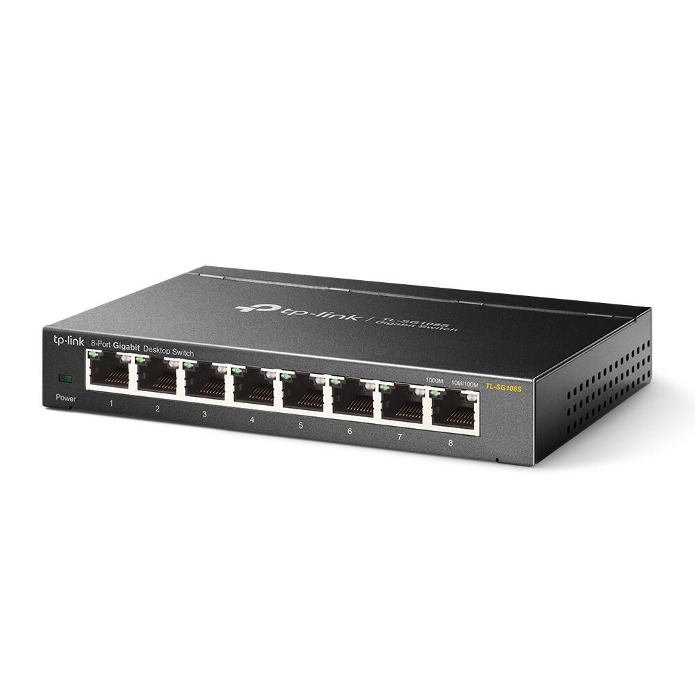 TP-Link TL-SG108S 8-Port 10/100/1000Mbit/s Desktop-Switch