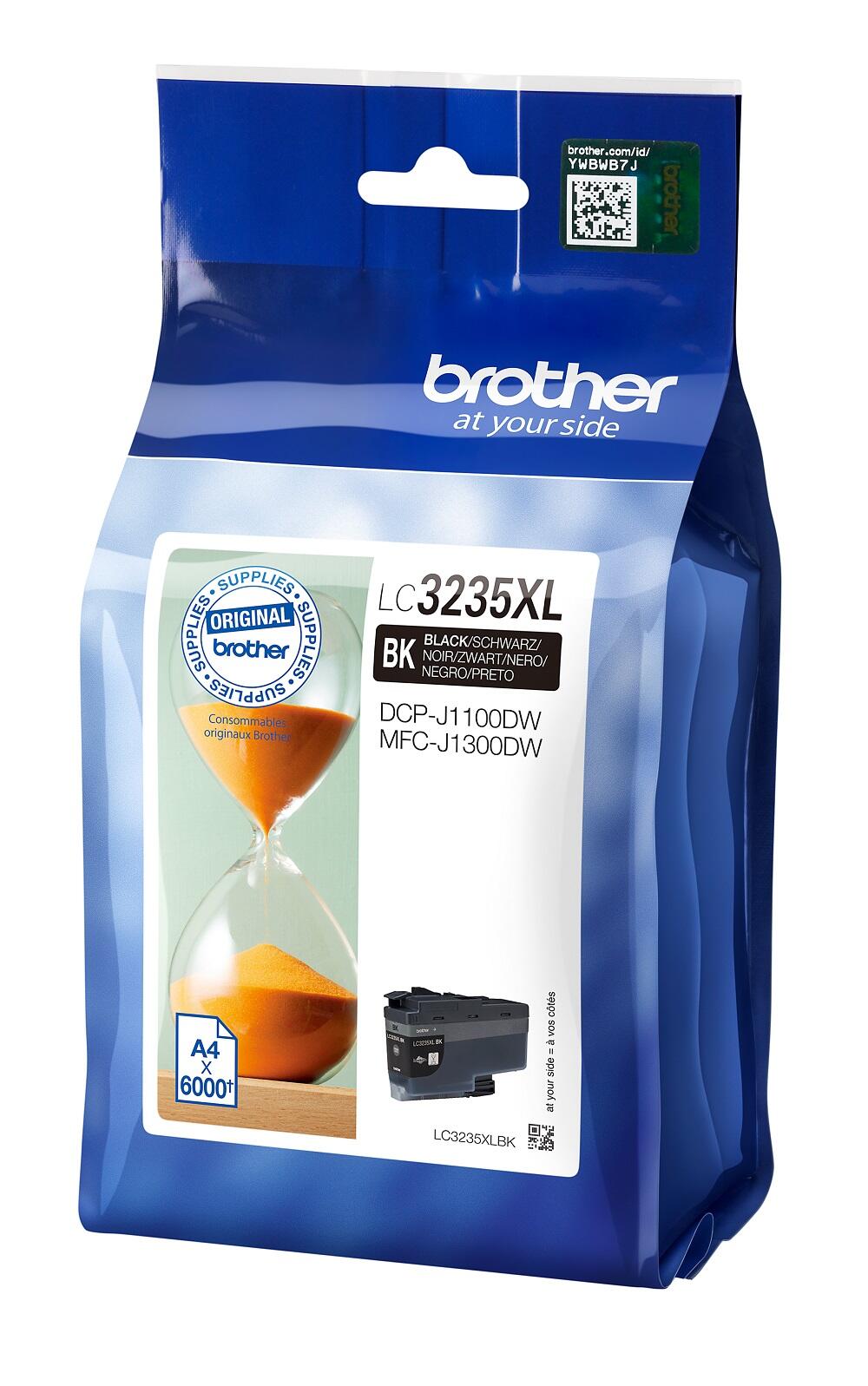 Brother Original LC-3235XLBK Druckerpatrone schwarz 6.000 Seiten (LC3235XLBK)