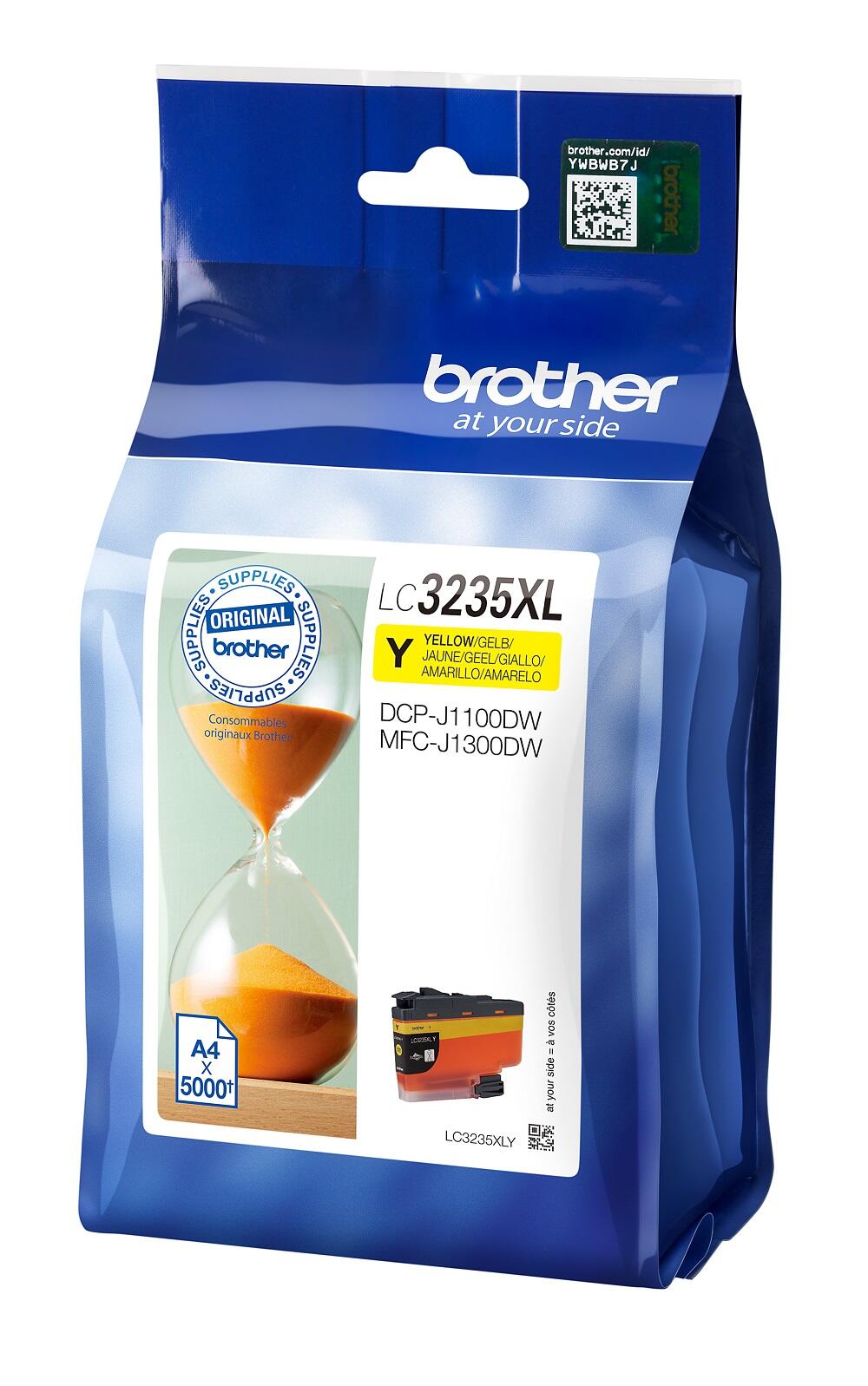 Brother Original LC-3235XLY Druckerpatrone gelb 5.000 Seiten (LC3235XLY)