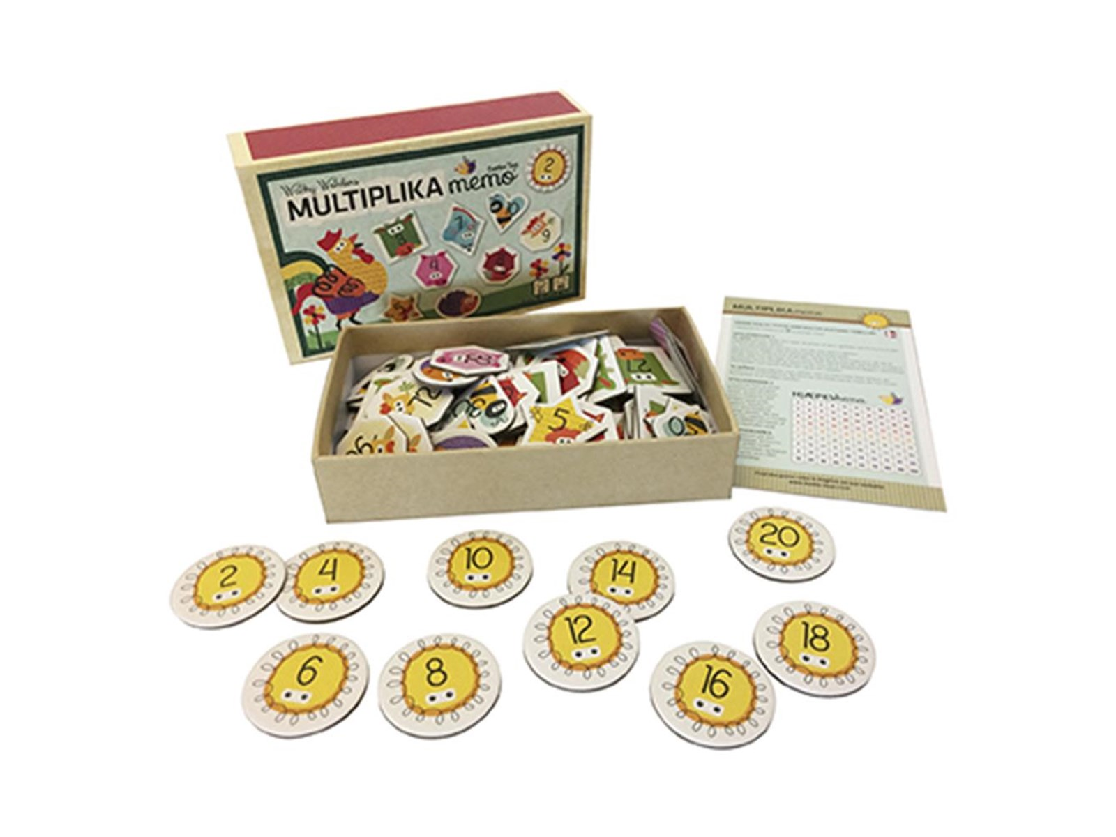 Barbo Toys Wacky Wonders - MultiplikaMemo - 2-10 tabellen DK/SE