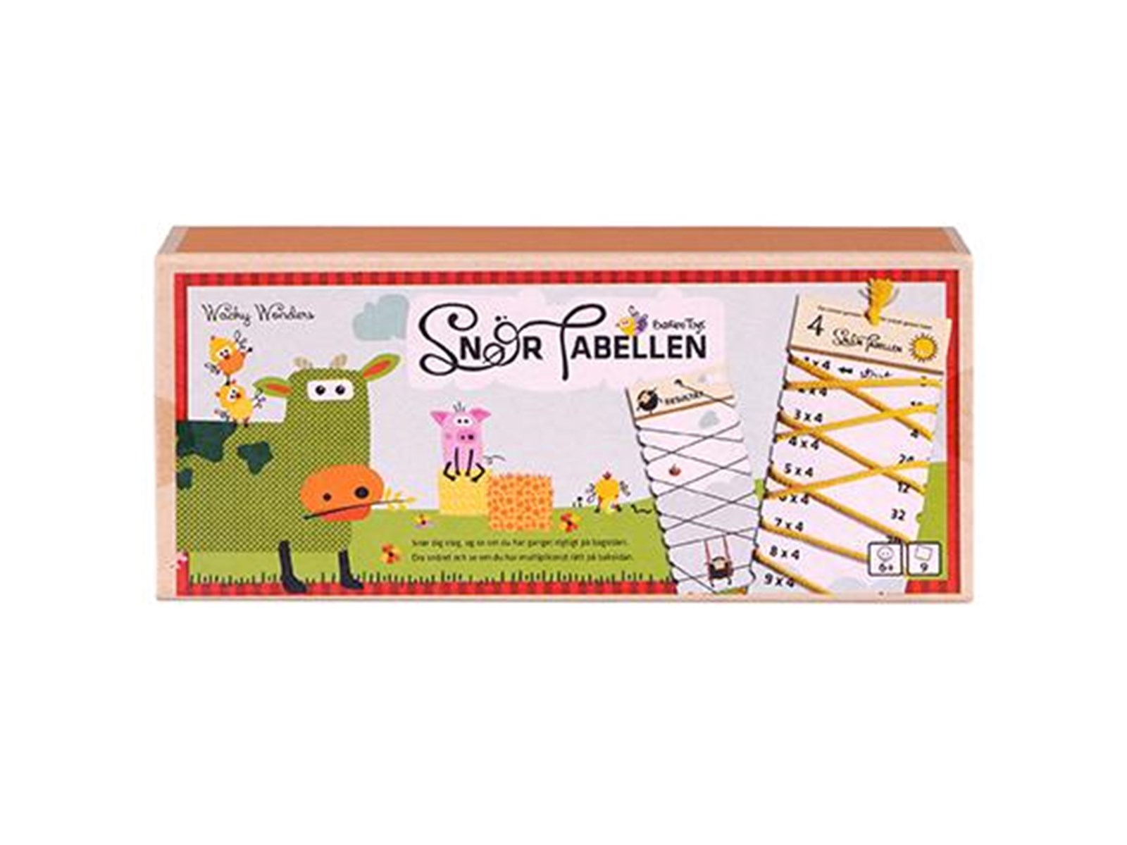 Barbo Toys Wacky Wonders - Snør Tabellen - 2-10 DK/SE