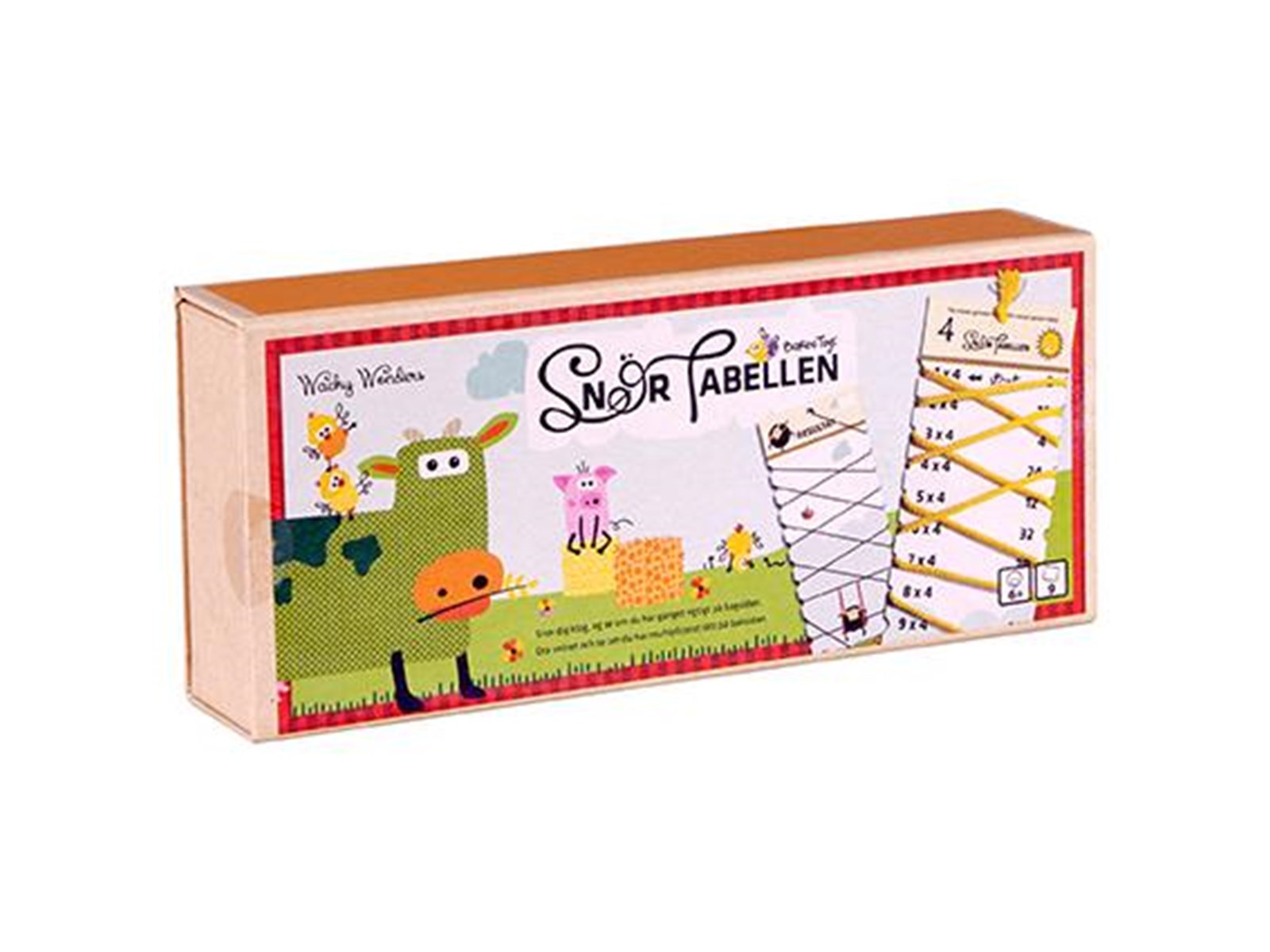 Barbo Toys Wacky Wonders - Snør Tabellen - 2-10 DK/SE