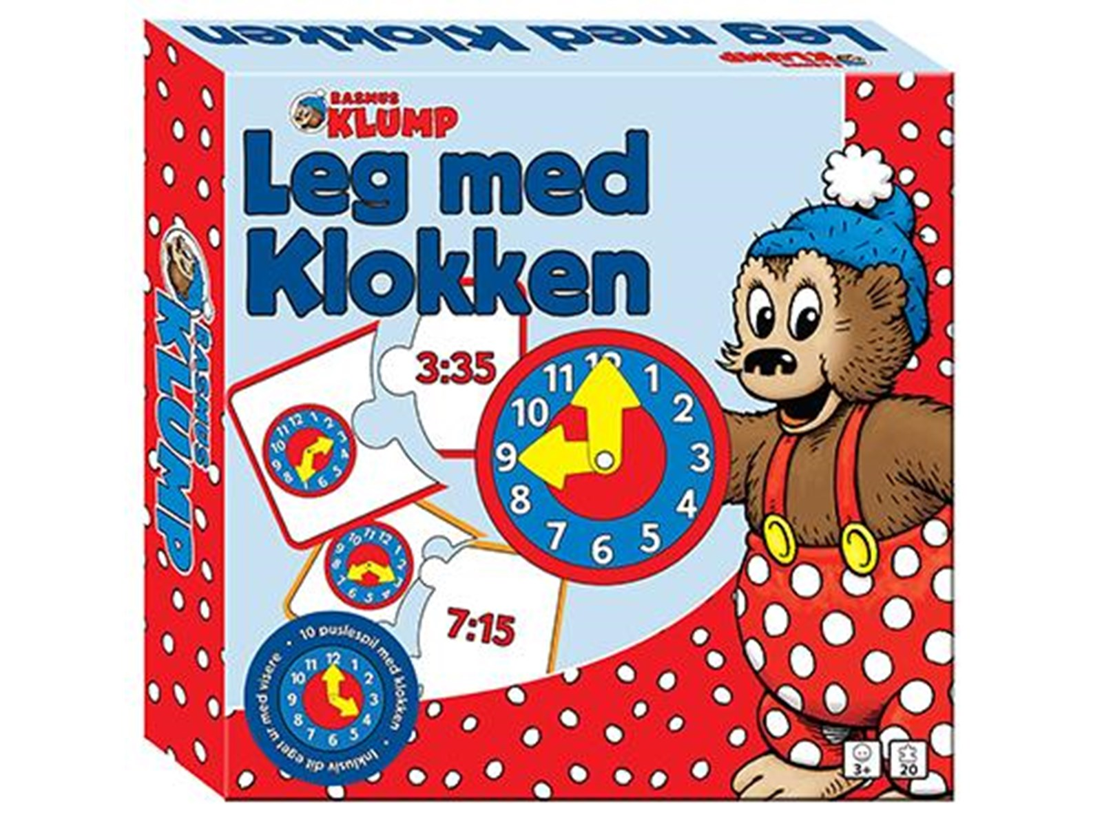Barbo Toys Rasmus Klump - Leg med Klokken