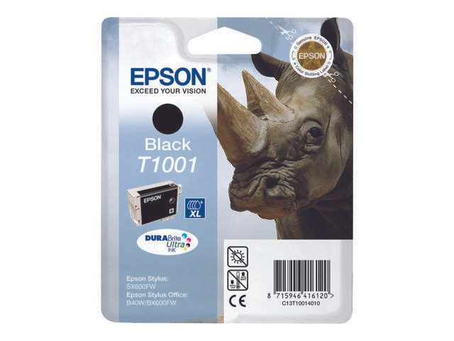 Epson Original T1001 Druckerpatrone schwarz 995 Seiten 26ml (C13T10014010)