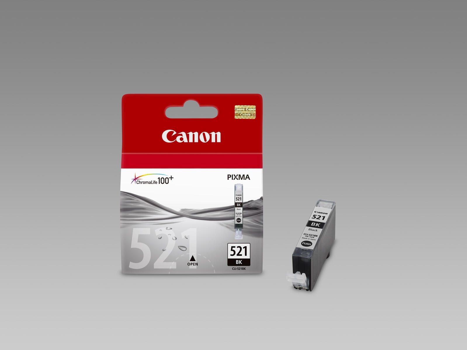 Canon Original CLI-521BK Druckerpatrone - schwarz 665 Seiten