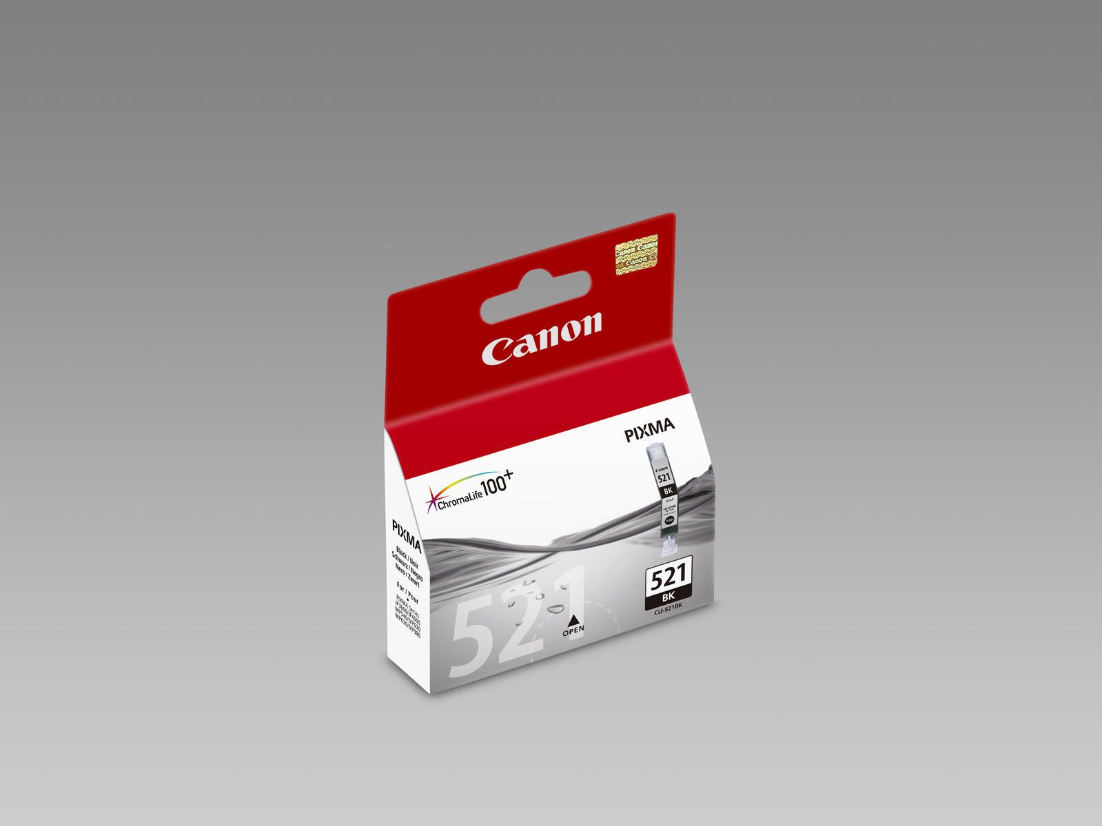 Canon Original CLI-521BK Druckerpatrone - schwarz 665 Seiten