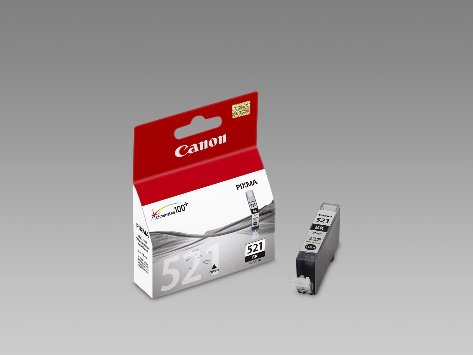 Canon Original CLI-521BK Druckerpatrone - schwarz 665 Seiten