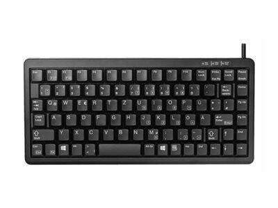 CHERRY Compact-Keyboard G84-4100 - Tastatur - Deutsch - Schwarz