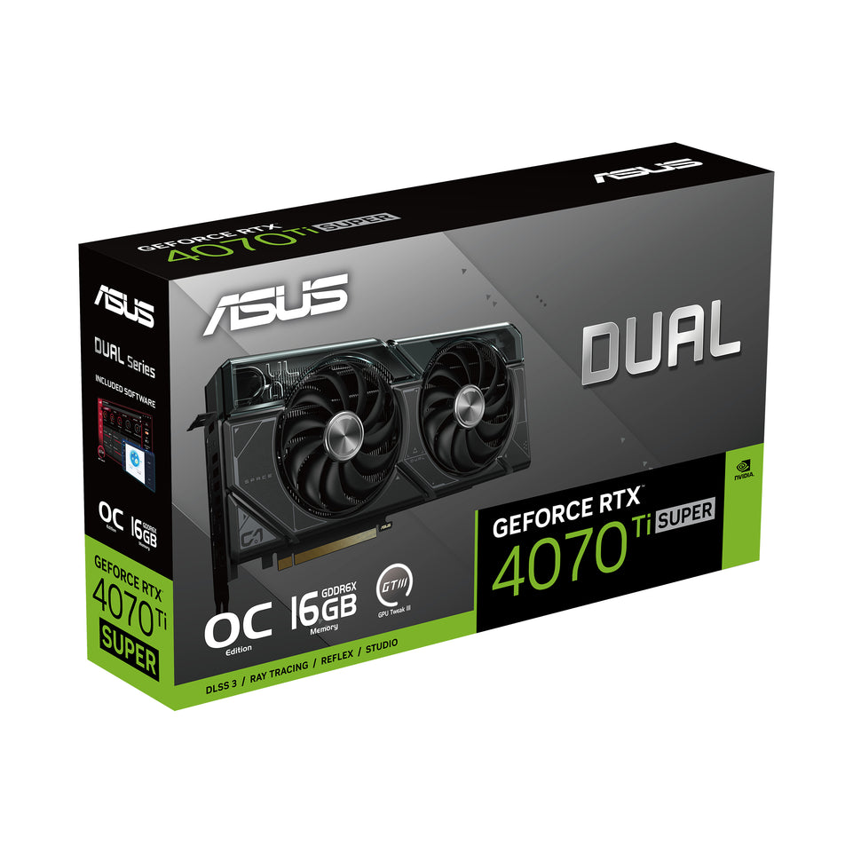 ASUS DUAL-RTX4070TIS-O16G-GAMING 16GB GDDR6X