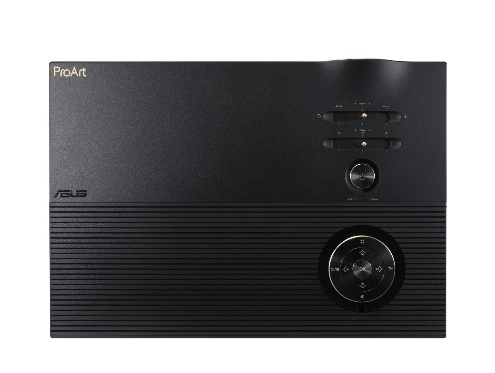 ASUS ProArt A1 LED-Projektor (Calman-verifiziert, mit ∆ E < 2, 98% sRGB und Rec. 709, FHD (1920 x 1080), 3000 Lumen, HDM