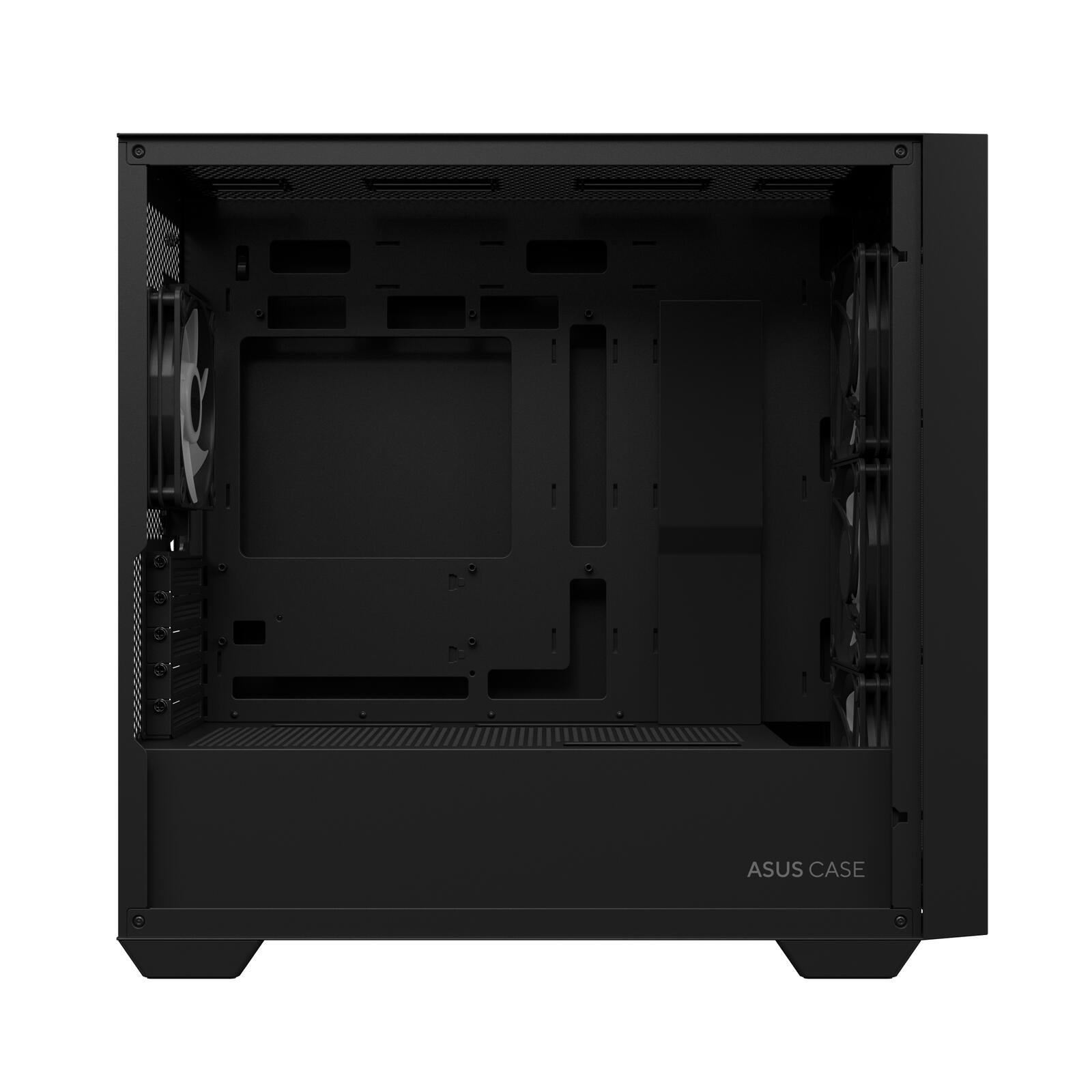 ASUS A21 PLUS TG ARGB microATX PC Gehäuse, schwarz