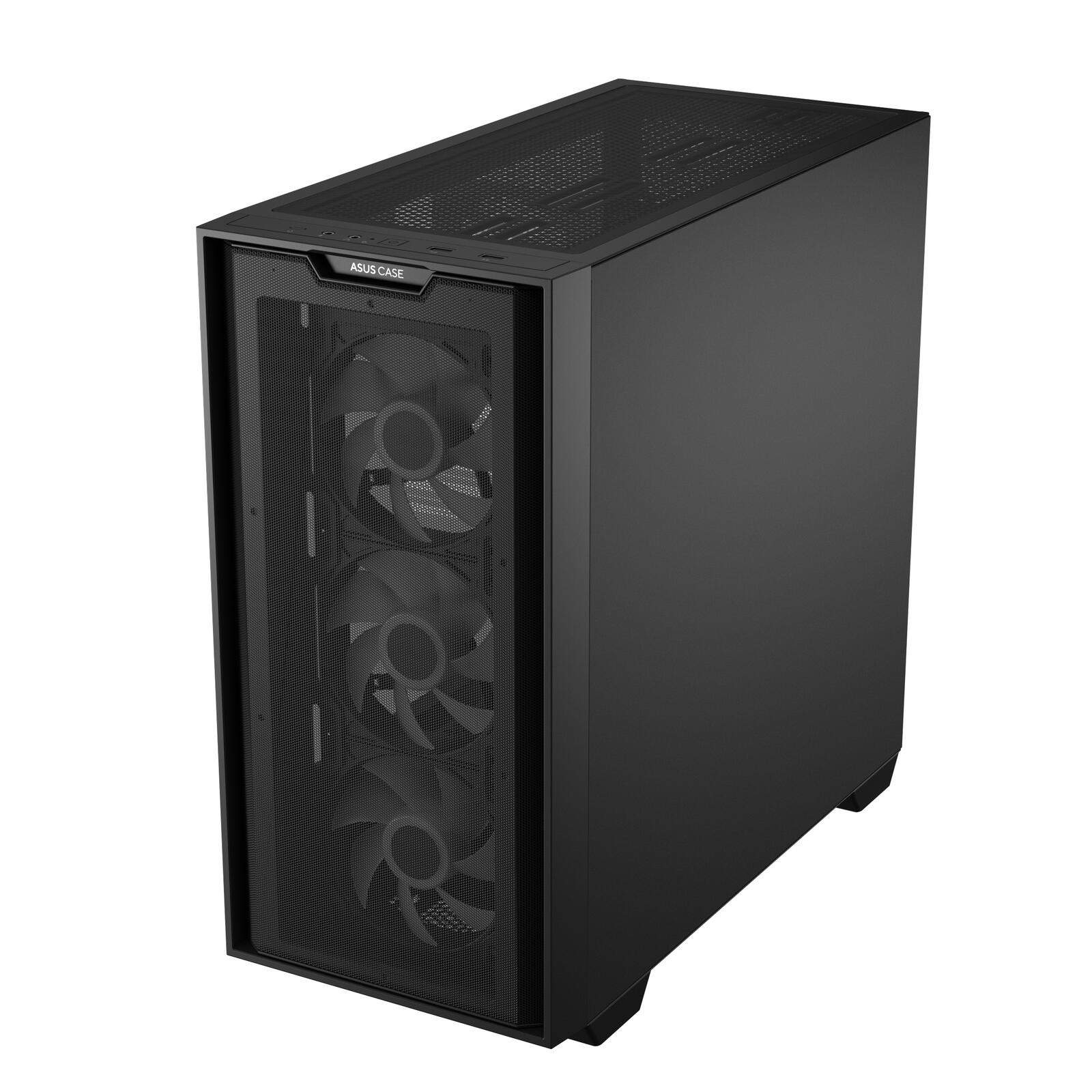 ASUS A21 PLUS TG ARGB microATX PC Gehäuse, schwarz