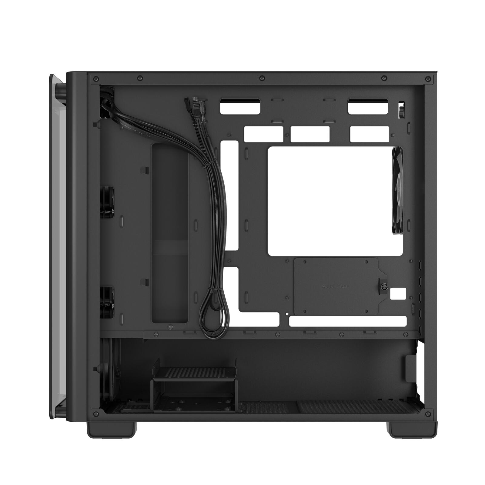 ASUS A23 PLUS TG ARGB microATX PC Gehäuse, schwarz