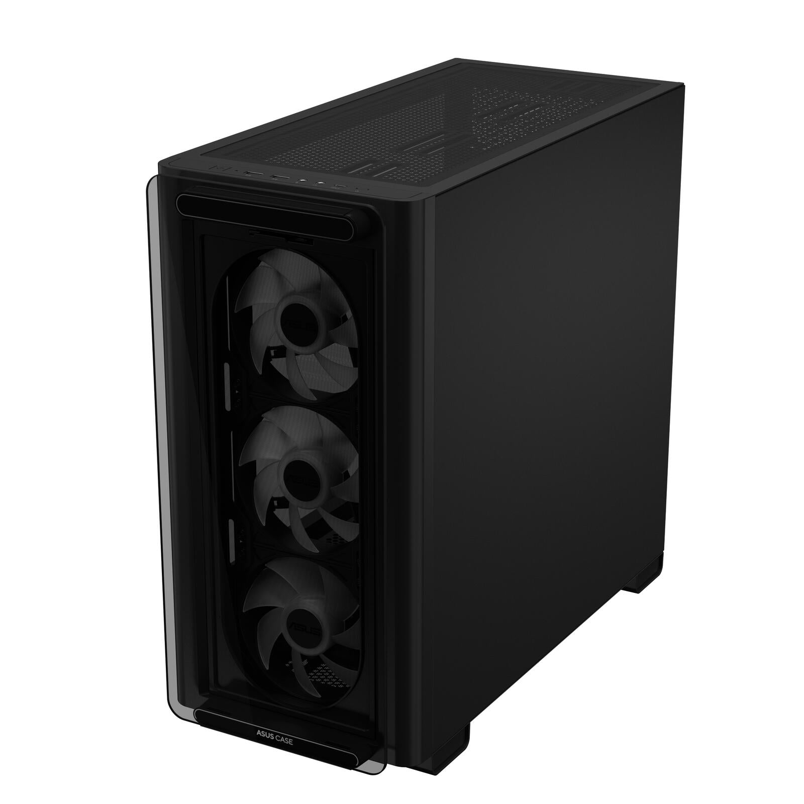 ASUS A23 PLUS TG ARGB microATX PC Gehäuse, schwarz
