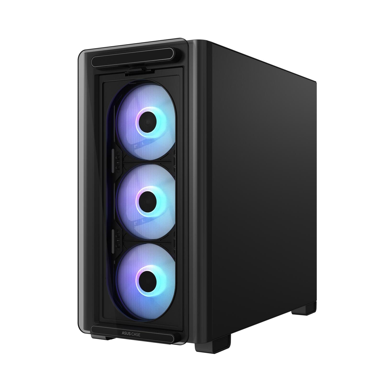 ASUS A23 PLUS TG ARGB microATX PC Gehäuse, schwarz