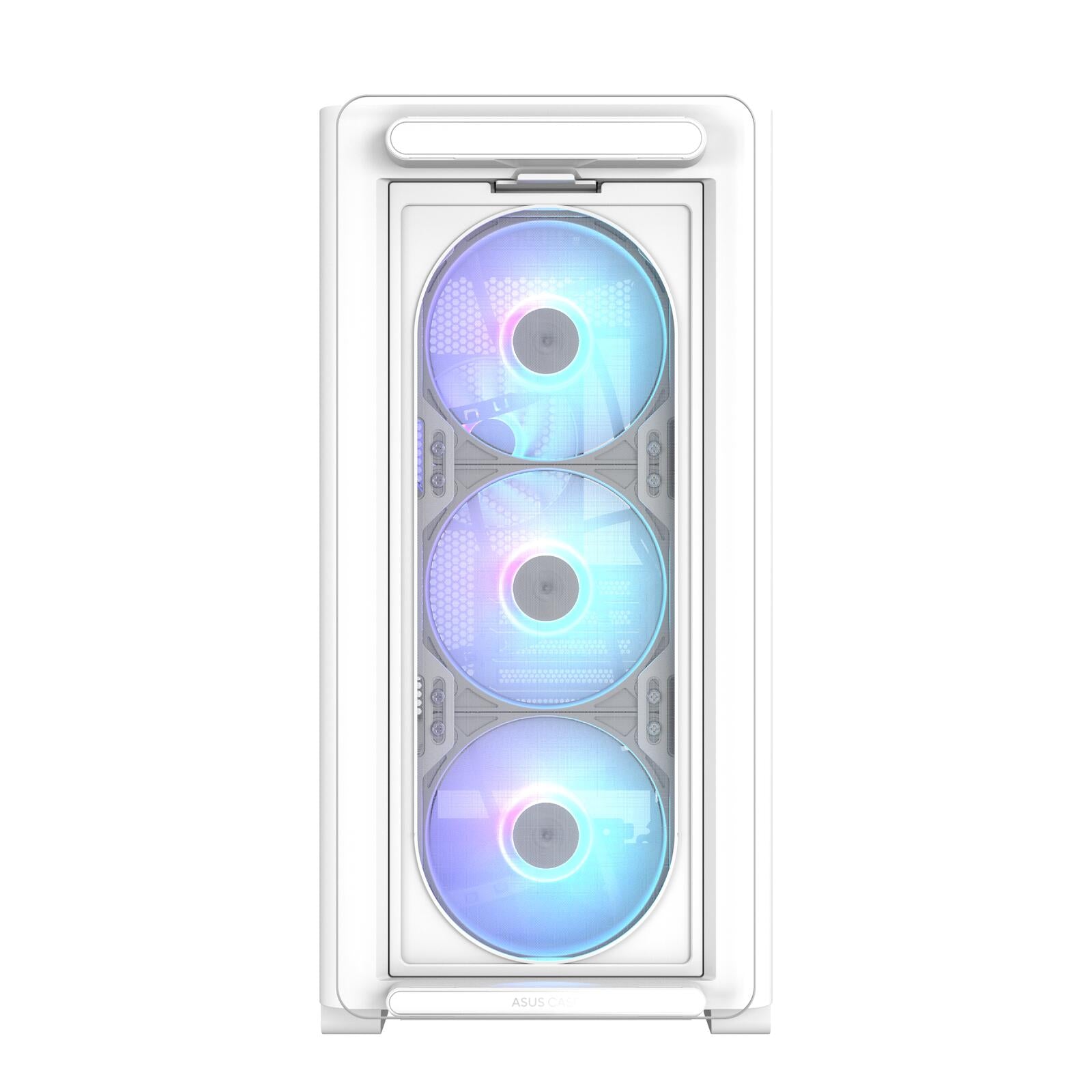 ASUS A23 PLUS TG ARGB microATX PC Gehäuse, weiß