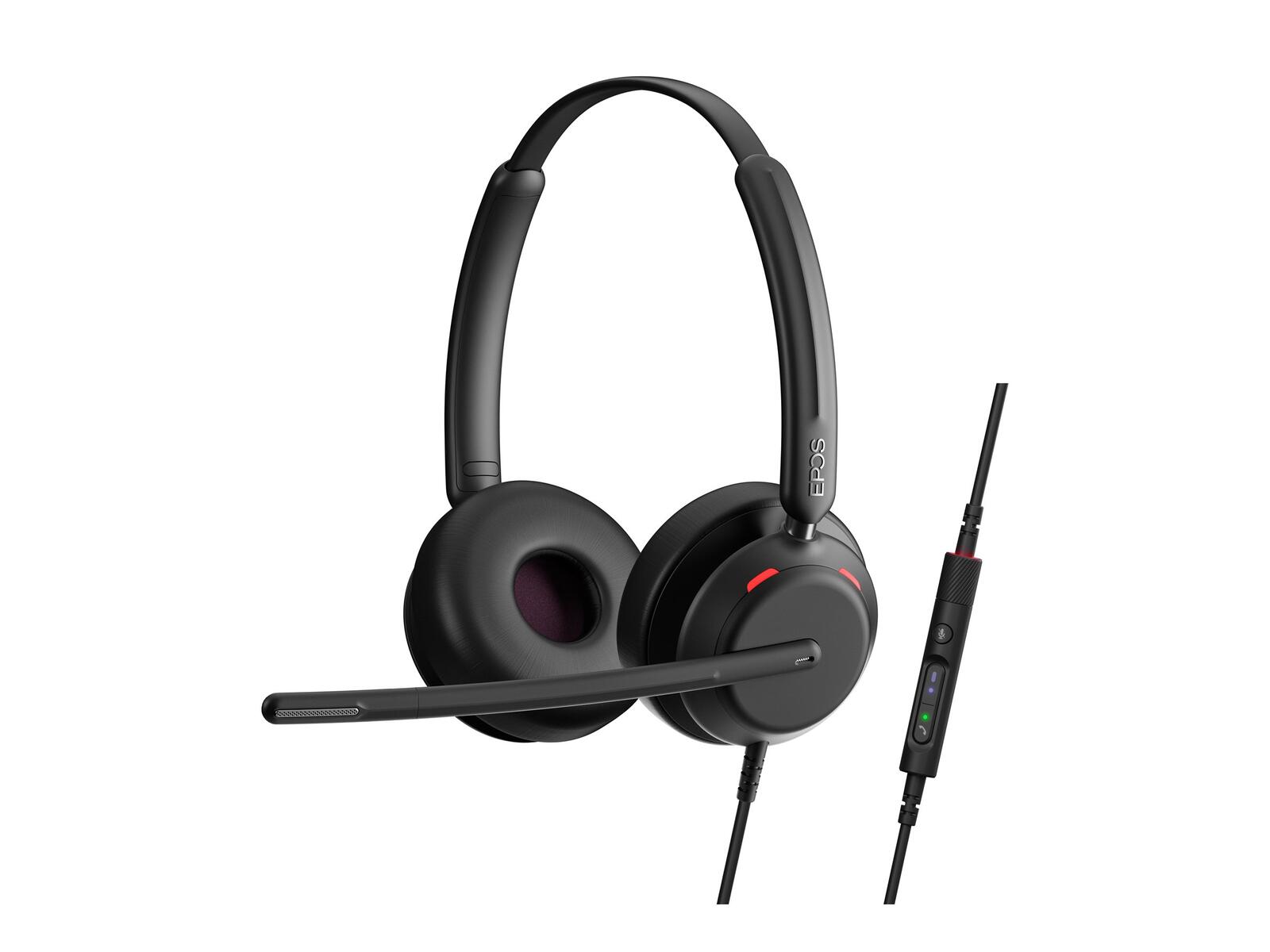 Epos Impact 760 MS Duo Stereo-Headset On-Ear kabelgebunden USB-C