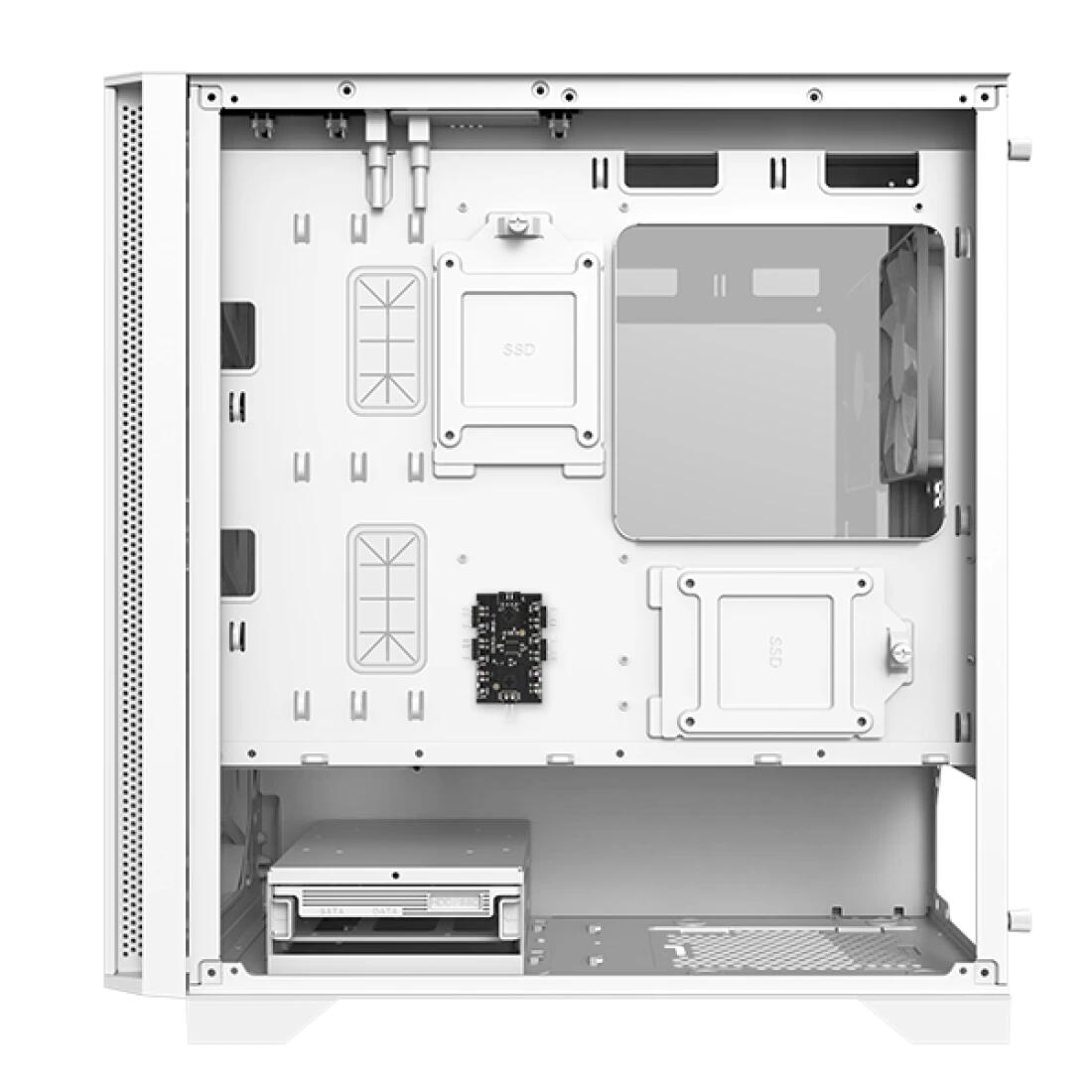 Montech PC Gehäuse Air 100 ARGB Mini-Tower Weiß