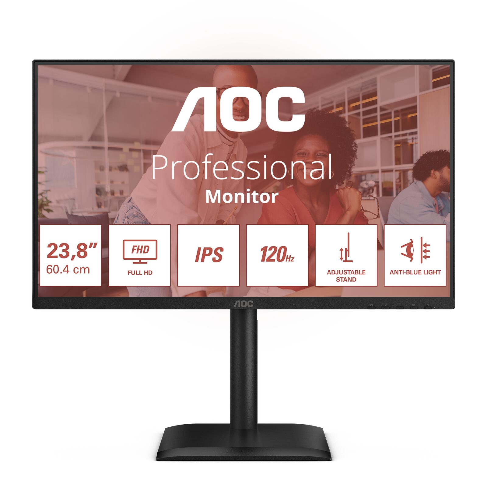 AOC 24E4U Full HD LED-Monitor 60,5 cm (23.8')