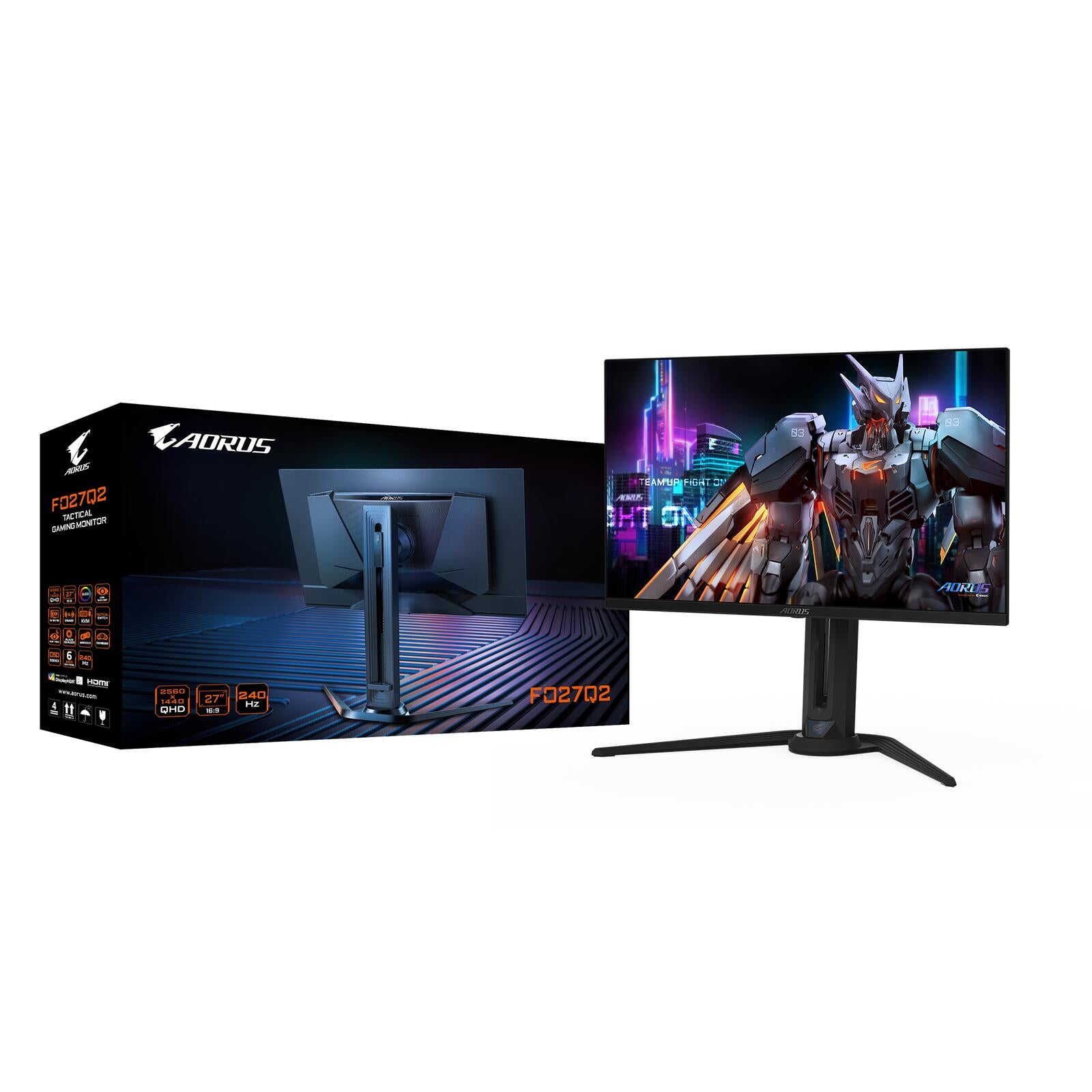 GIGABYTE AORUS FO27Q2 QHD Gaming Monitor 27' (68,5cm)