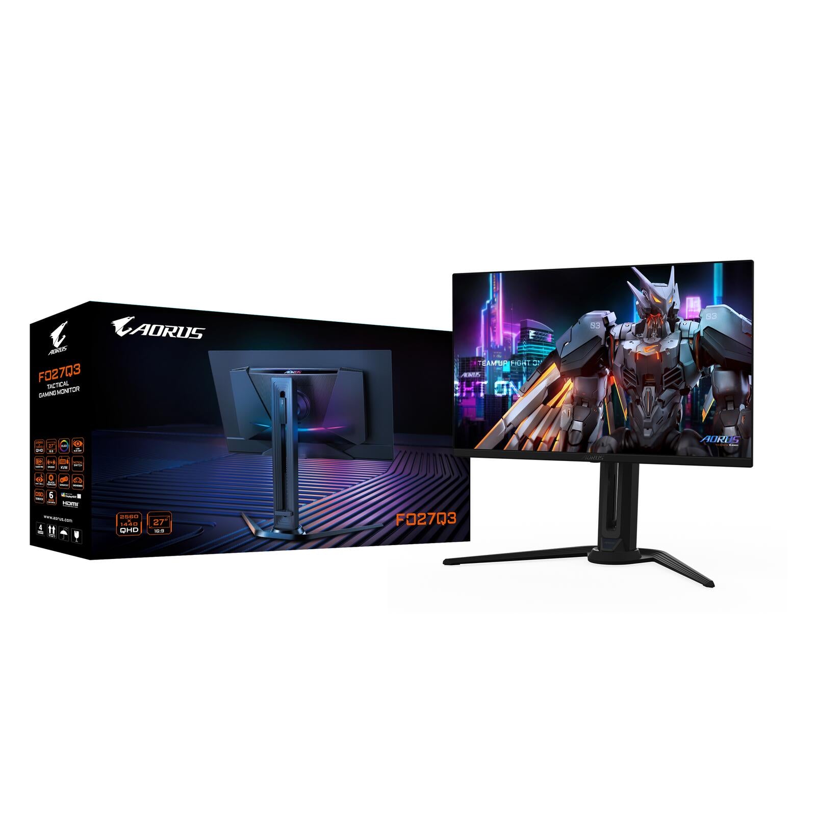 GIGABYTE AORUS FO27Q3 OLED QHD Gaming Monitor