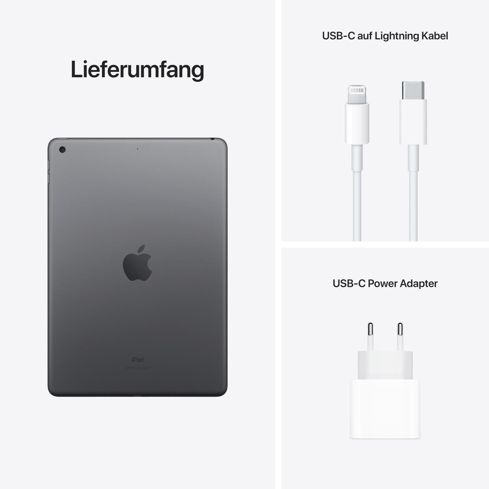 Apple iPad 9. Generation 25,9cm (10,2') 256GB space grau