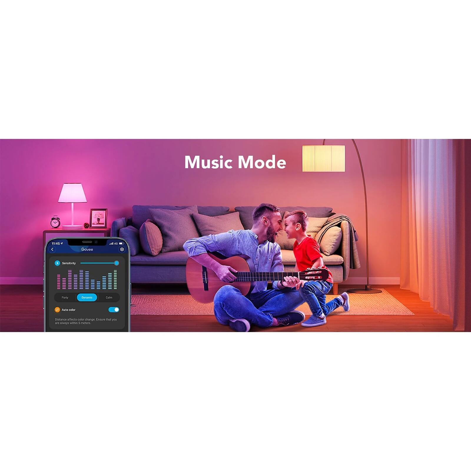 Govee RGBIC Smart LED Glühbirne E27 800 Lumen