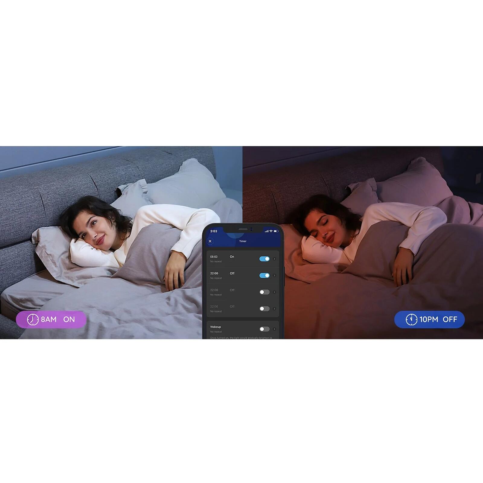 Govee RGBIC Smart LED Glühbirne E27 800 Lumen