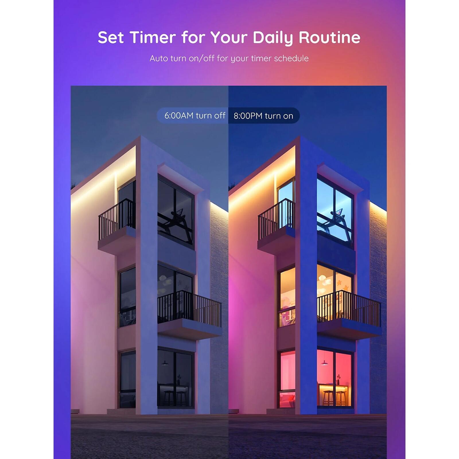 Govee RGBIC Smart LED Glühbirne E27 800 Lumen