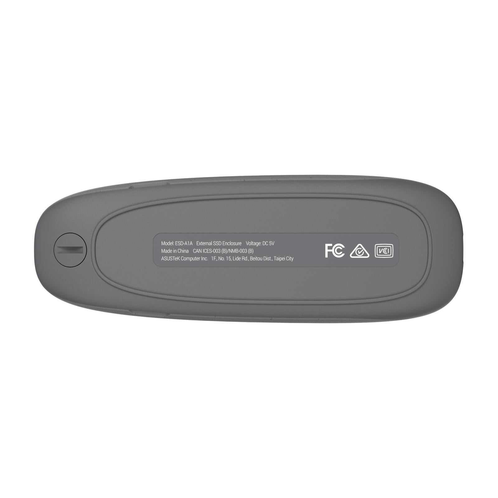 ASUS COBBLE USB-C 3.2 Gen 2x1 SSD-Gehäuse, grau