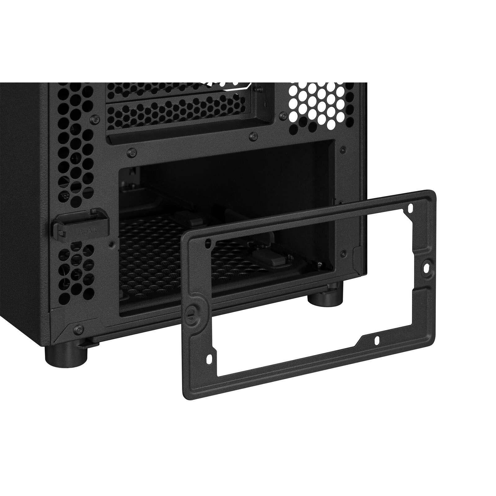 ASUS ProArt PA401 Wood Edition ATX PC Gehäuse METAL PWM, schwarz