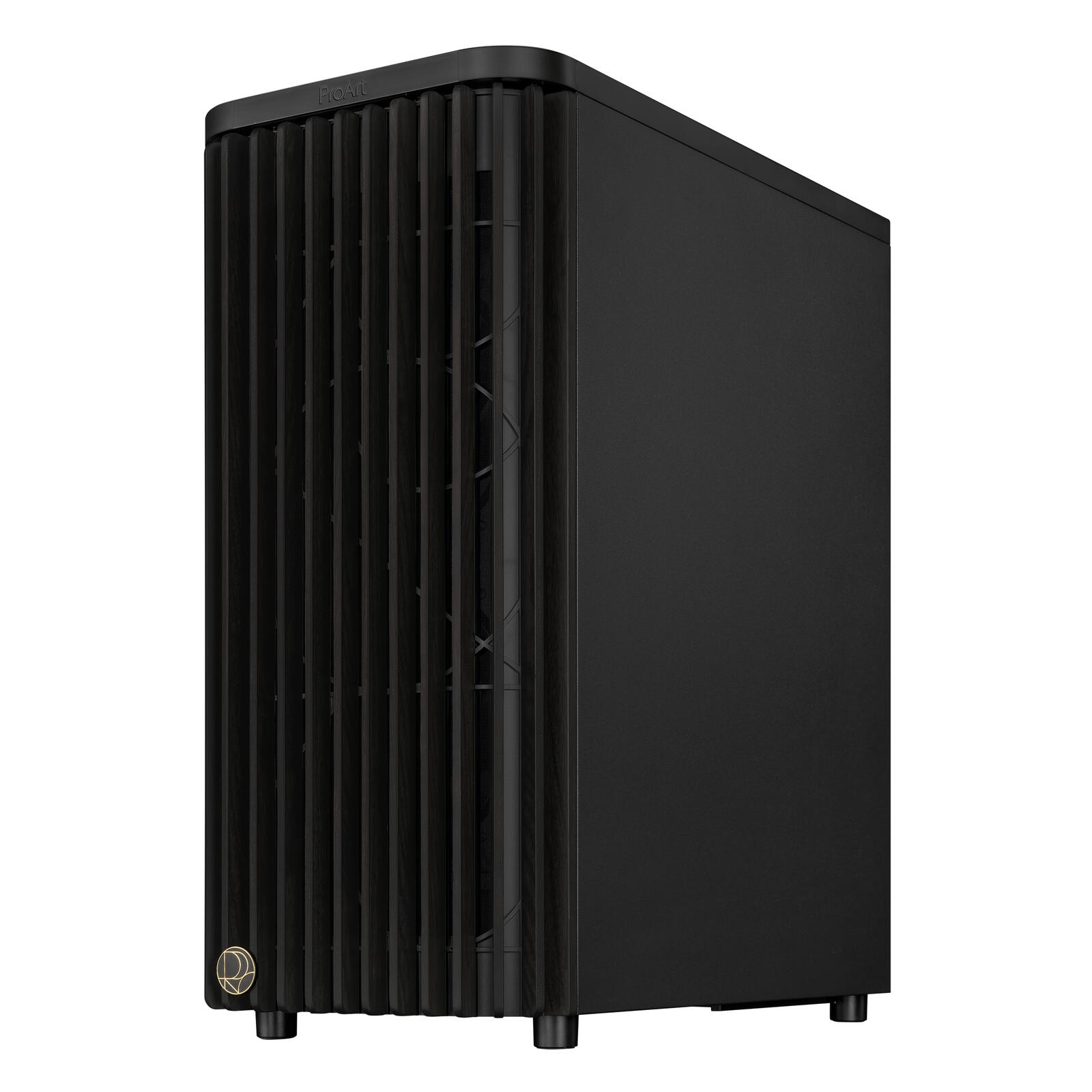ASUS ProArt PA401 Wood Edition ATX PC Gehäuse METAL PWM, schwarz
