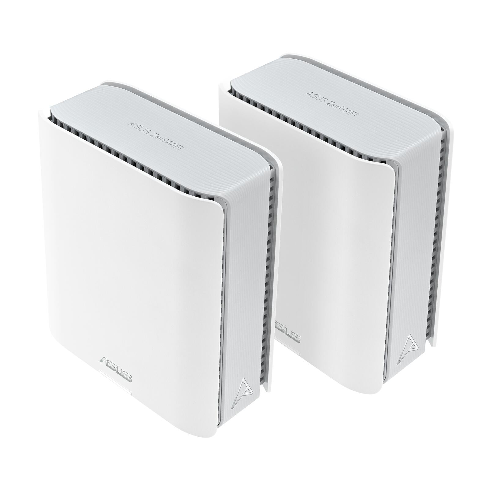 ASUS ZenWiFi BT8 Tri-Band WiFi 7 Smart AiMesh Extendable Router 2er Pack (90IG0930-MO3B20)