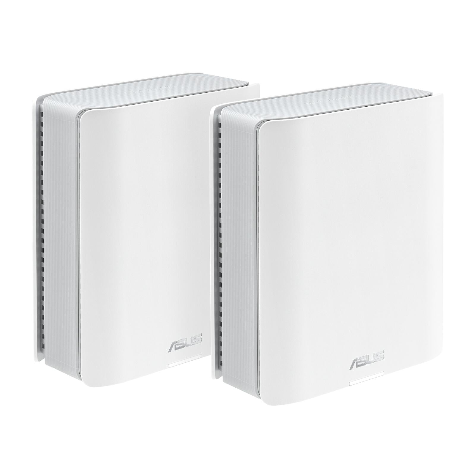 ASUS ZenWiFi BT8 Tri-Band WiFi 7 Smart AiMesh Extendable Router 2er Pack (90IG0930-MO3B20)