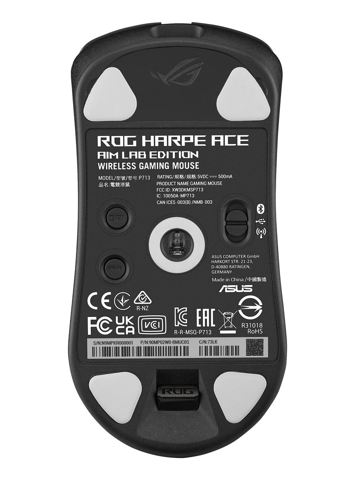 ASUS ROG Harpe Ace Aim Lab Edition RGB Gaming Maus, schwarz