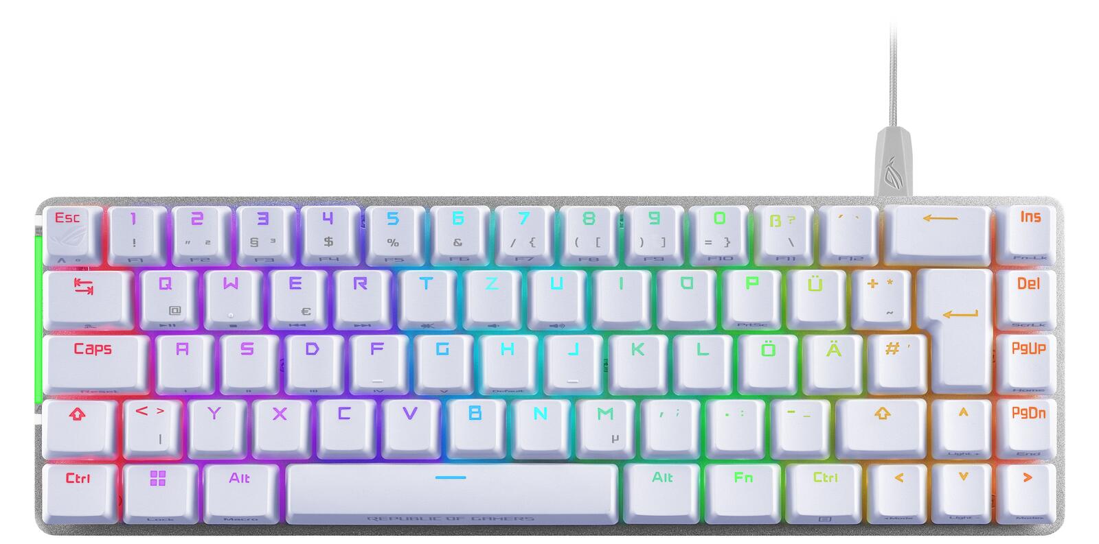 ASUS ROG Falchion Ace Gaming Tastatur, weiß