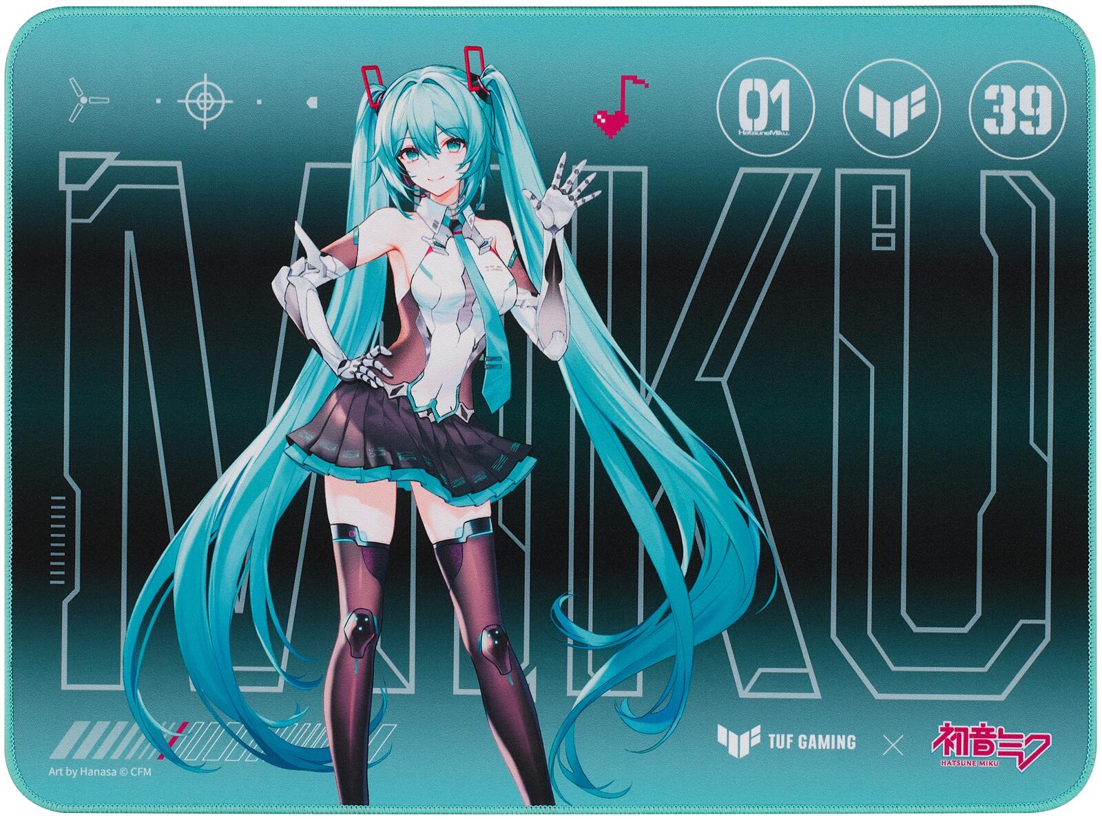 ASUS TUF Gaming P1 Gaming Mauspad, Hatsune Miku Edition