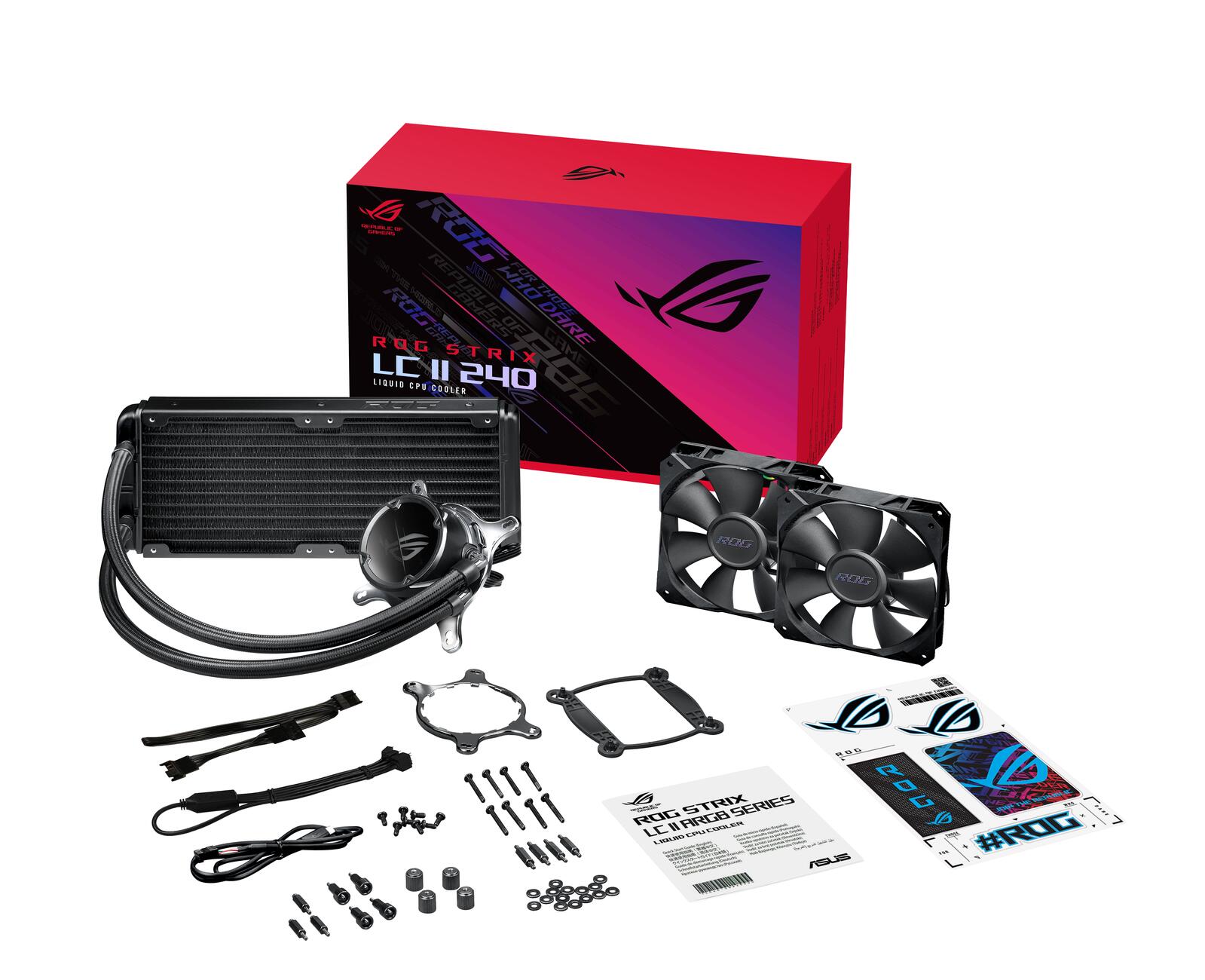 ASUS ROG STRIX LC II 240 All-in-One Flüssig-CPU-Wasserkühlung