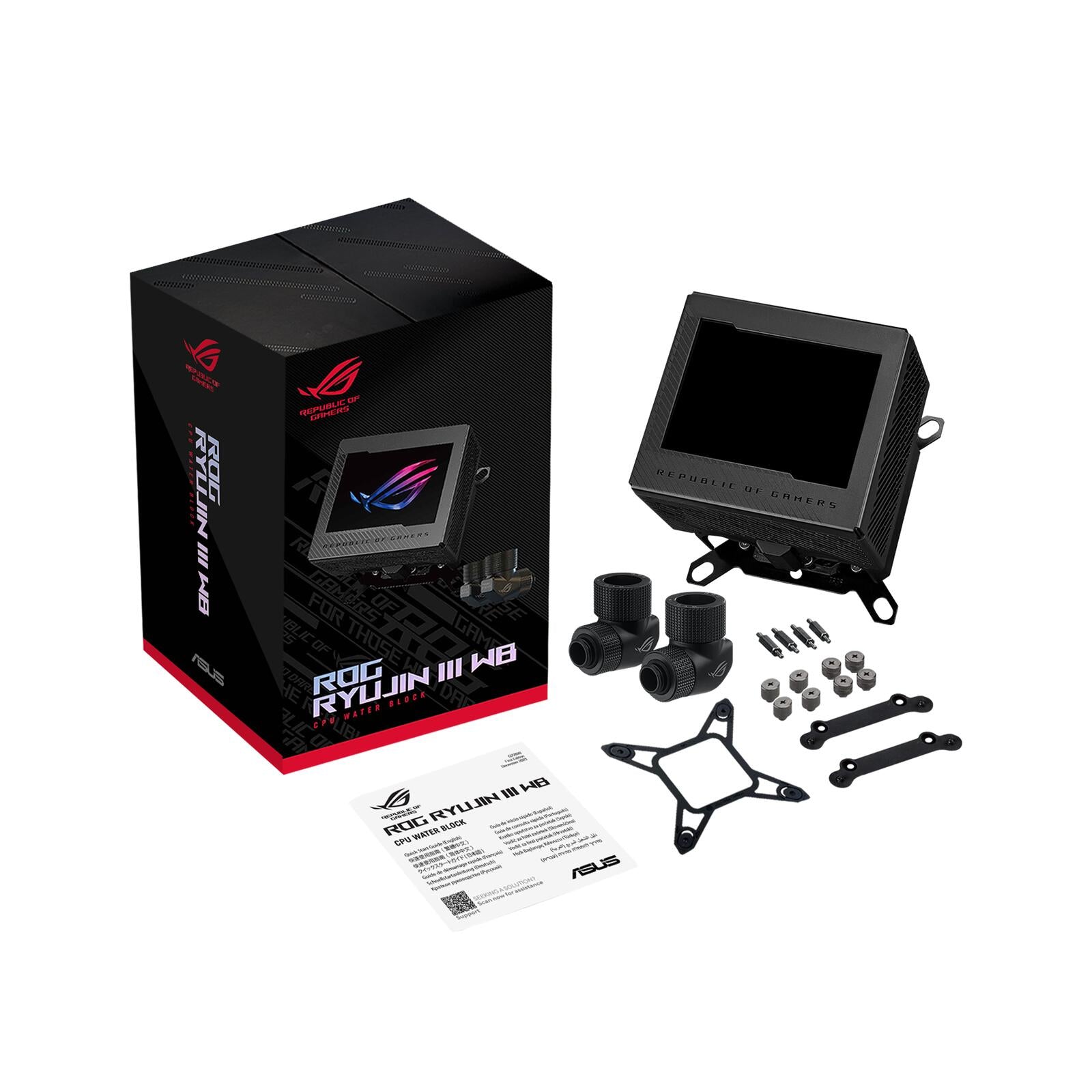 ASUS ROG Ryujin III WB LCD CPU-Wasserblock