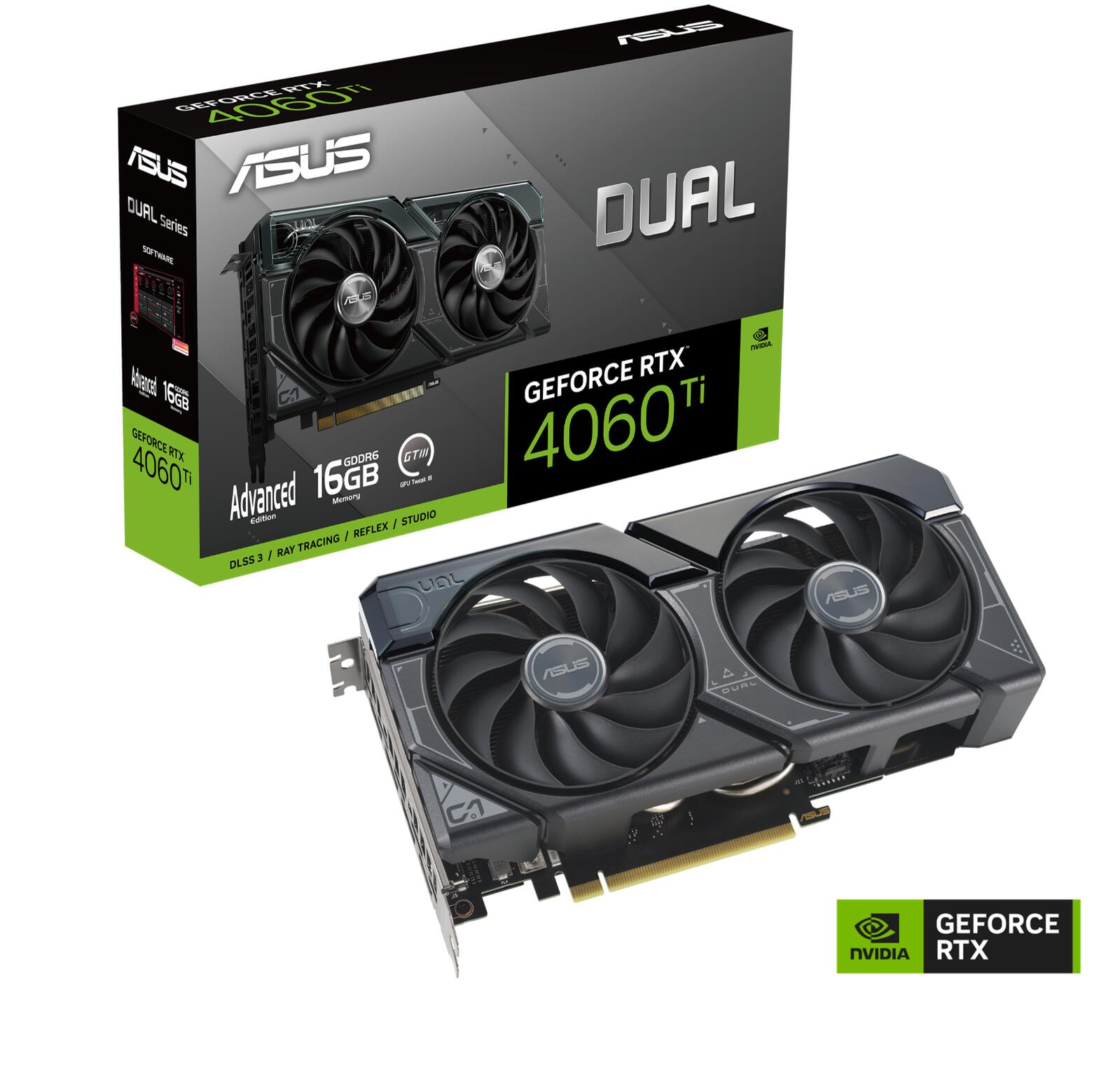 ASUS Dual GeForce RTX 4060 Ti Advanced Edition