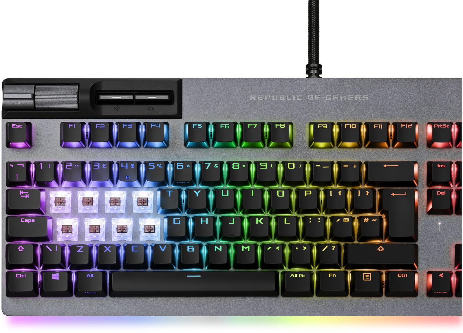 ASUS ROG STRIX Flare II Animate mechanische Gaming-Tastatur