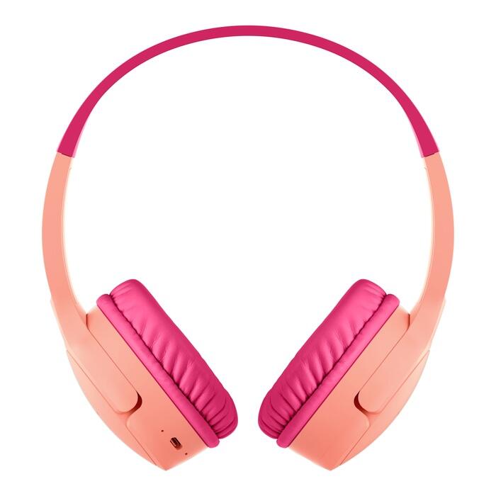 Belkin SoundForm Mini kabelloser On-Ear-Kopfhörer für Kinder, rosa